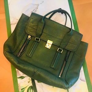 Philip Lim 3.1 Pashil Satchel Large Emerald Green